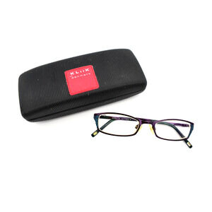 KLiiK Denmark 24 04 47-18-135mm Eyeglasses FRAMES ONLY - GOOD CONDITION